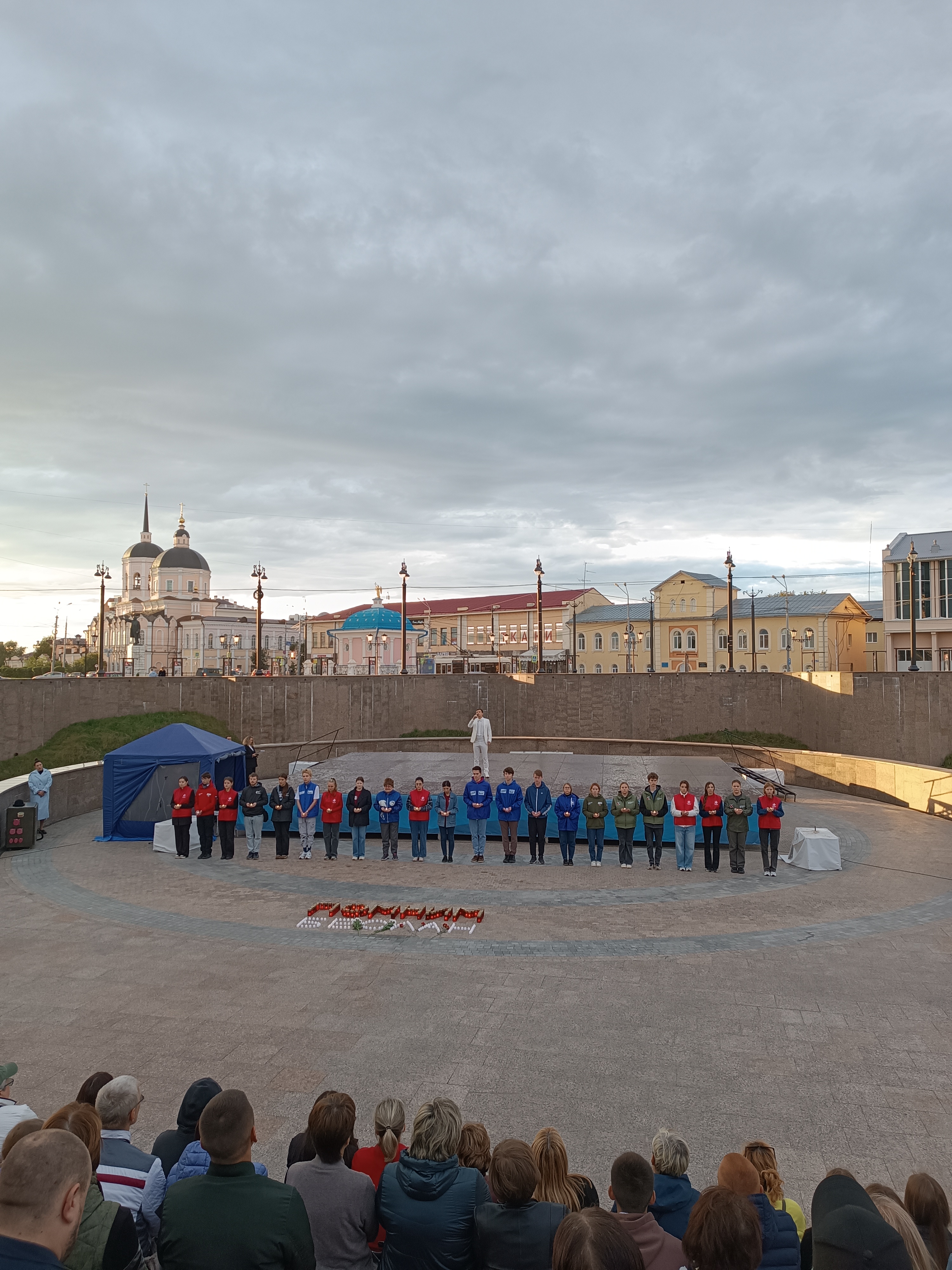 Акция памяти «Мы помним Беслан. Томская область с тобой!» прошла в городе Томске 1 сентября